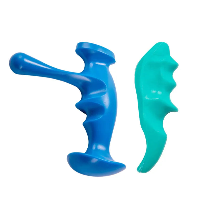 T-shaped Acupoint Massager Thumb Finger Press Trigger Point Handheld Physical Therapy Tools Body Deep Tissue Relax Relief Pain