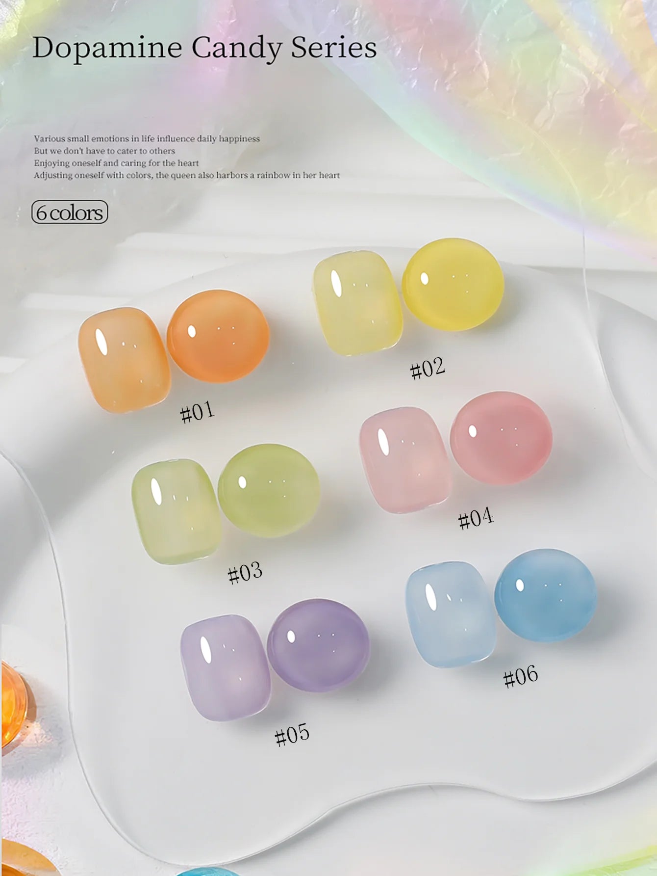 1-24pcs WS Autumn Winter Blue Black Red Glass Bead Crystal Cat Eye Gel Nail Polish New Whitening High Density Sparkling Nail