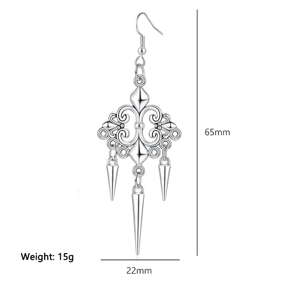 Drop Dangle Earrings for Women Hook Earrings for Women Dangle Hypoallergenic Dangling Earrings, Gothic Punk Y2k Goth Jewelry