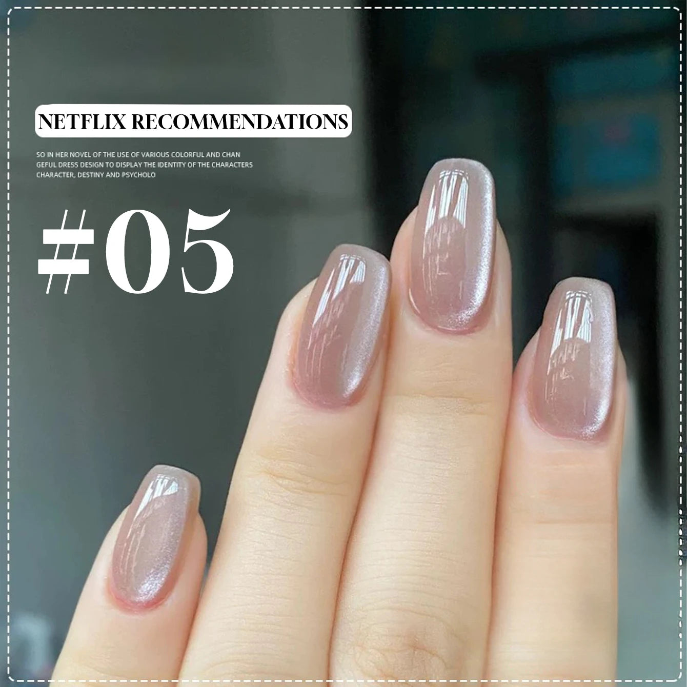 MIANEL 12ML 1-12pcs Glass Bead Cat Eye Gel Nail Polish Flash White Spar Nude Color Magnetic Nail Polish White Nails Summer Nails