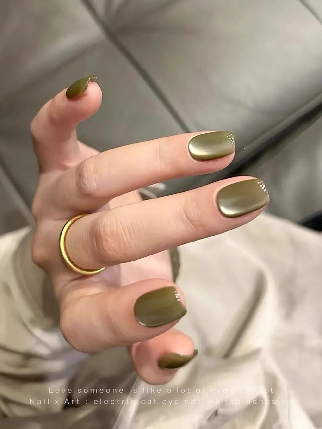 WS Black Glass Cat Magnetic Gel Nail Polish Punk Style Nail Art Manicure Varnis Semi Permanent Gel for Winter Nail Supplies